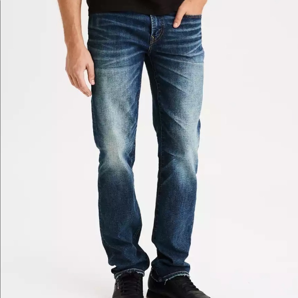 American Eagle Men's Airflex Straight Jeans